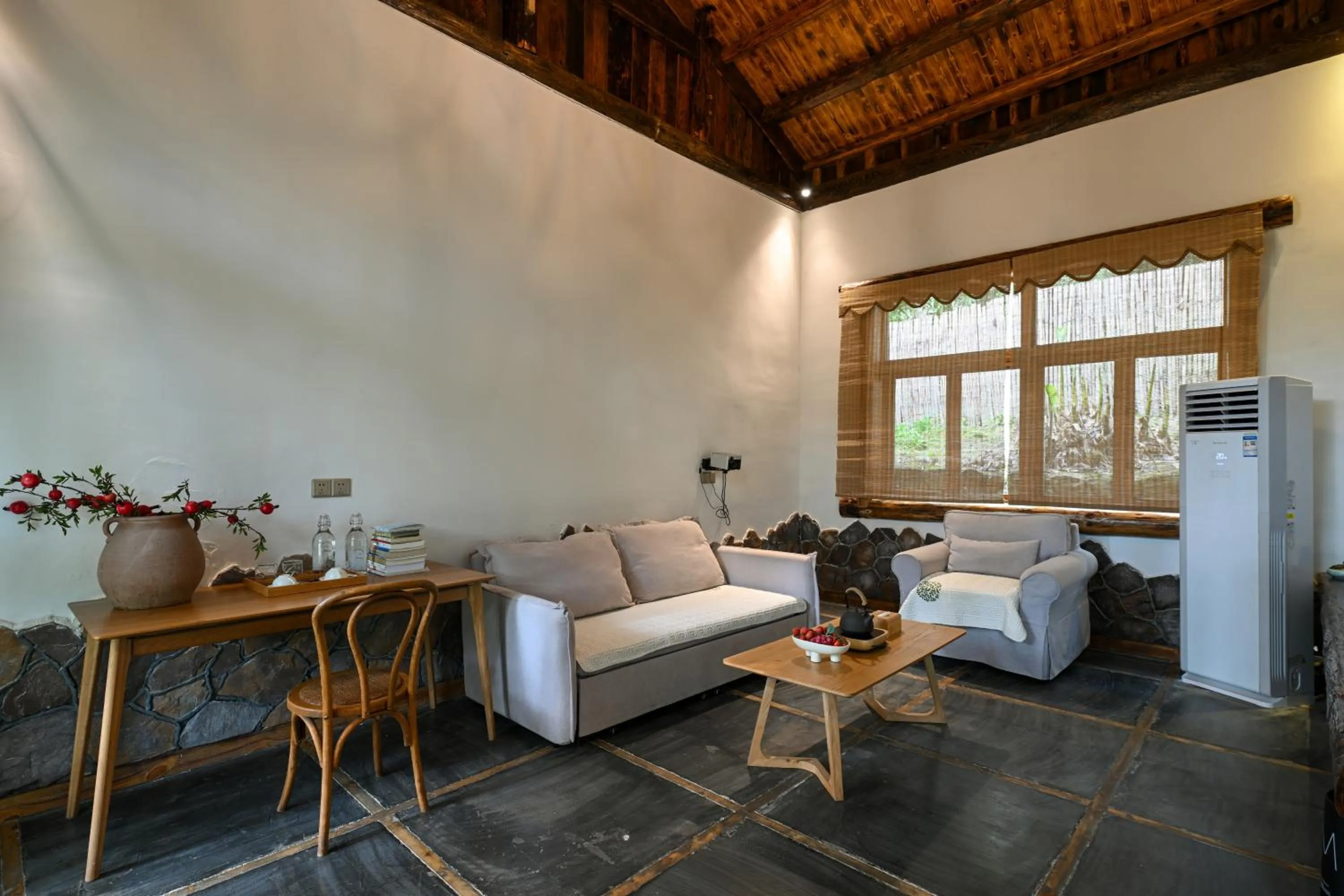 Living room in No.5 Valley Lodge