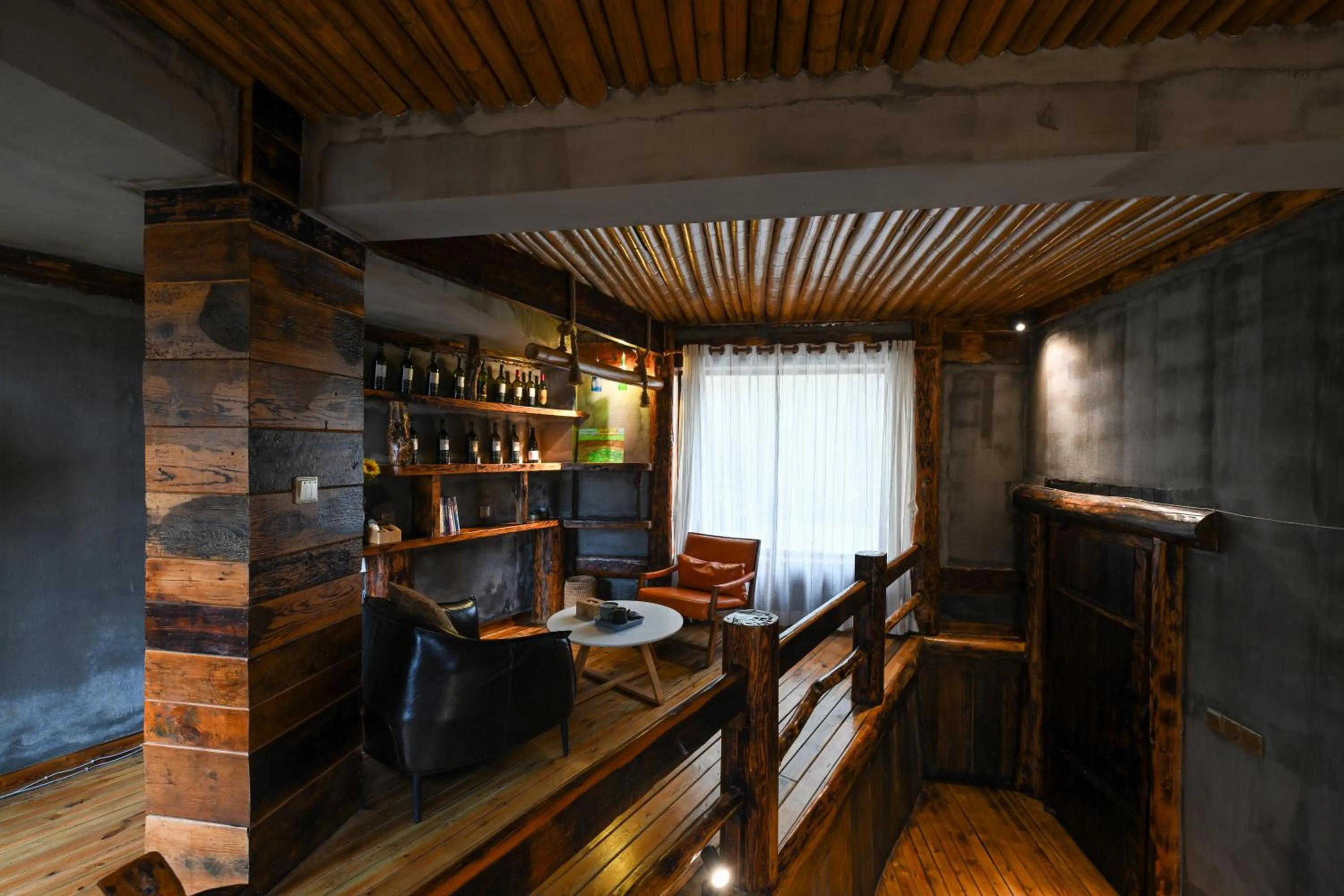 Living room in No.5 Valley Lodge