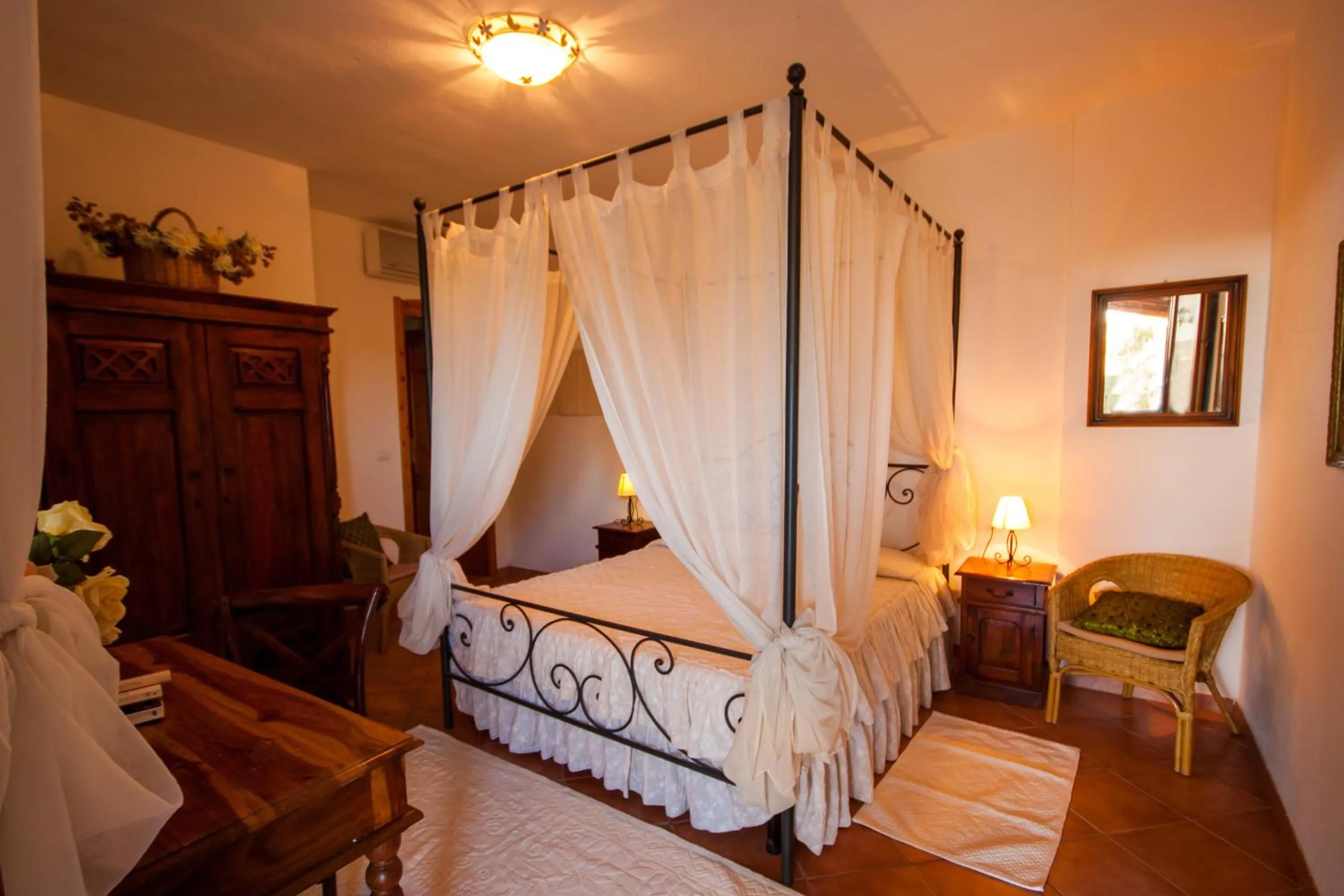 Bedroom, Bed in Sa Ruscitta