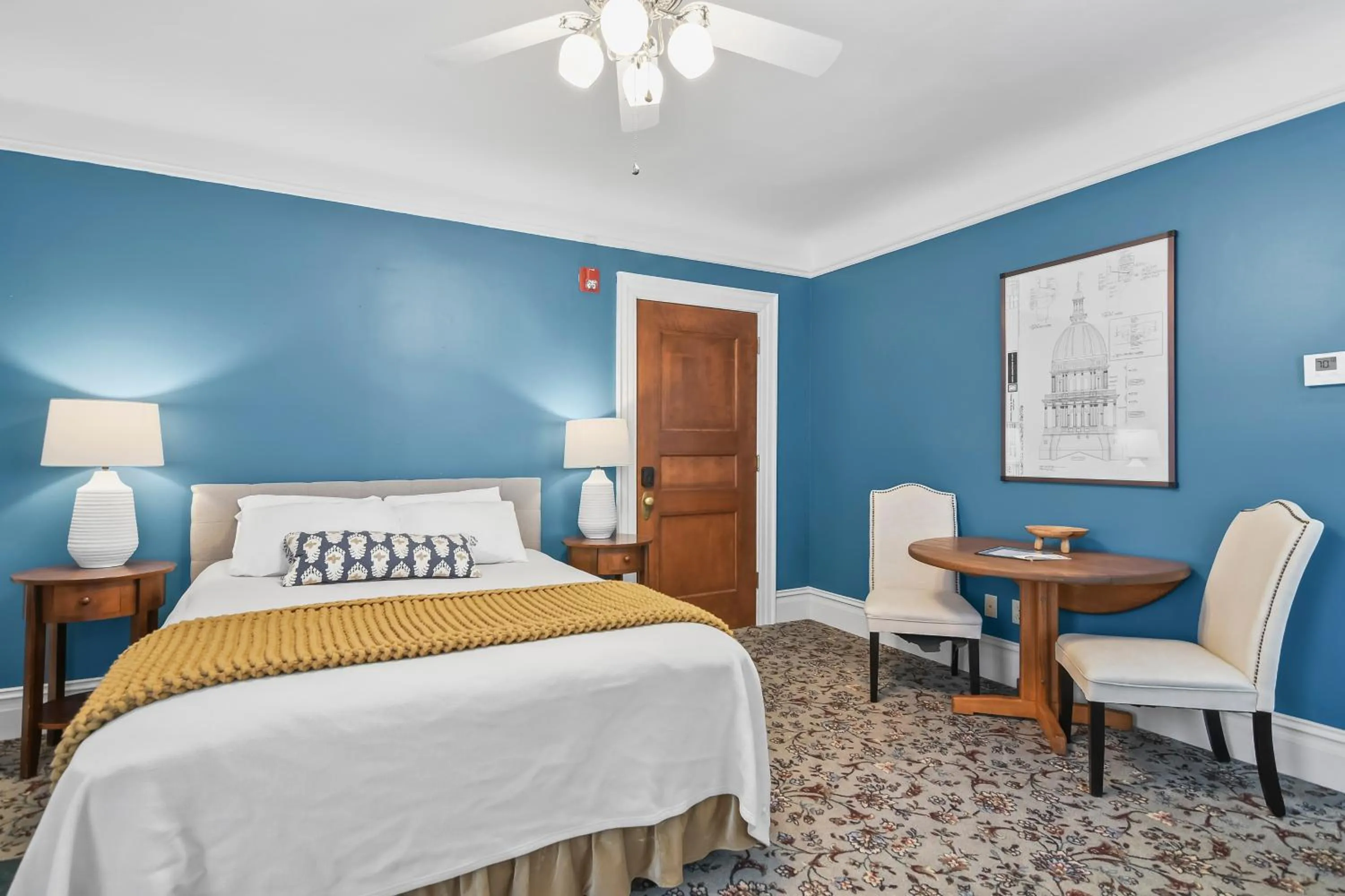 Bed in The Pasfield House