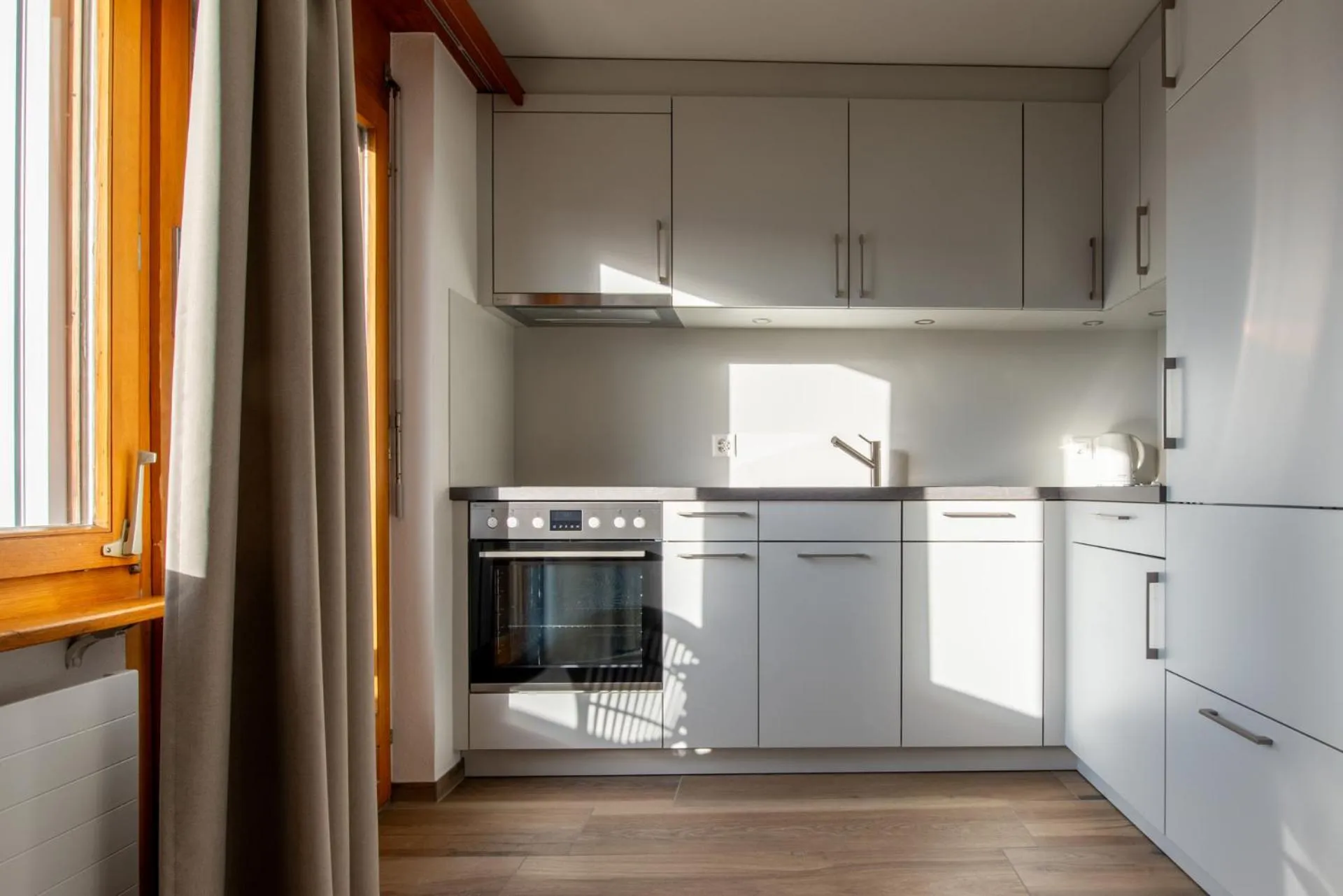 Kitchen or kitchenette in Ferienwohnungen Zurschmitten