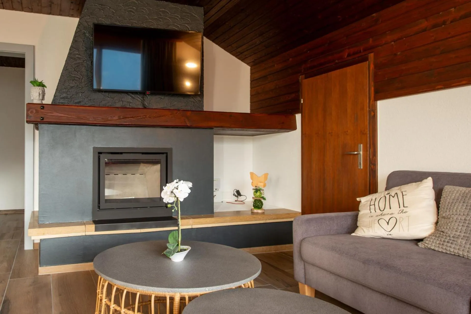 Living room in Ferienwohnungen Zurschmitten