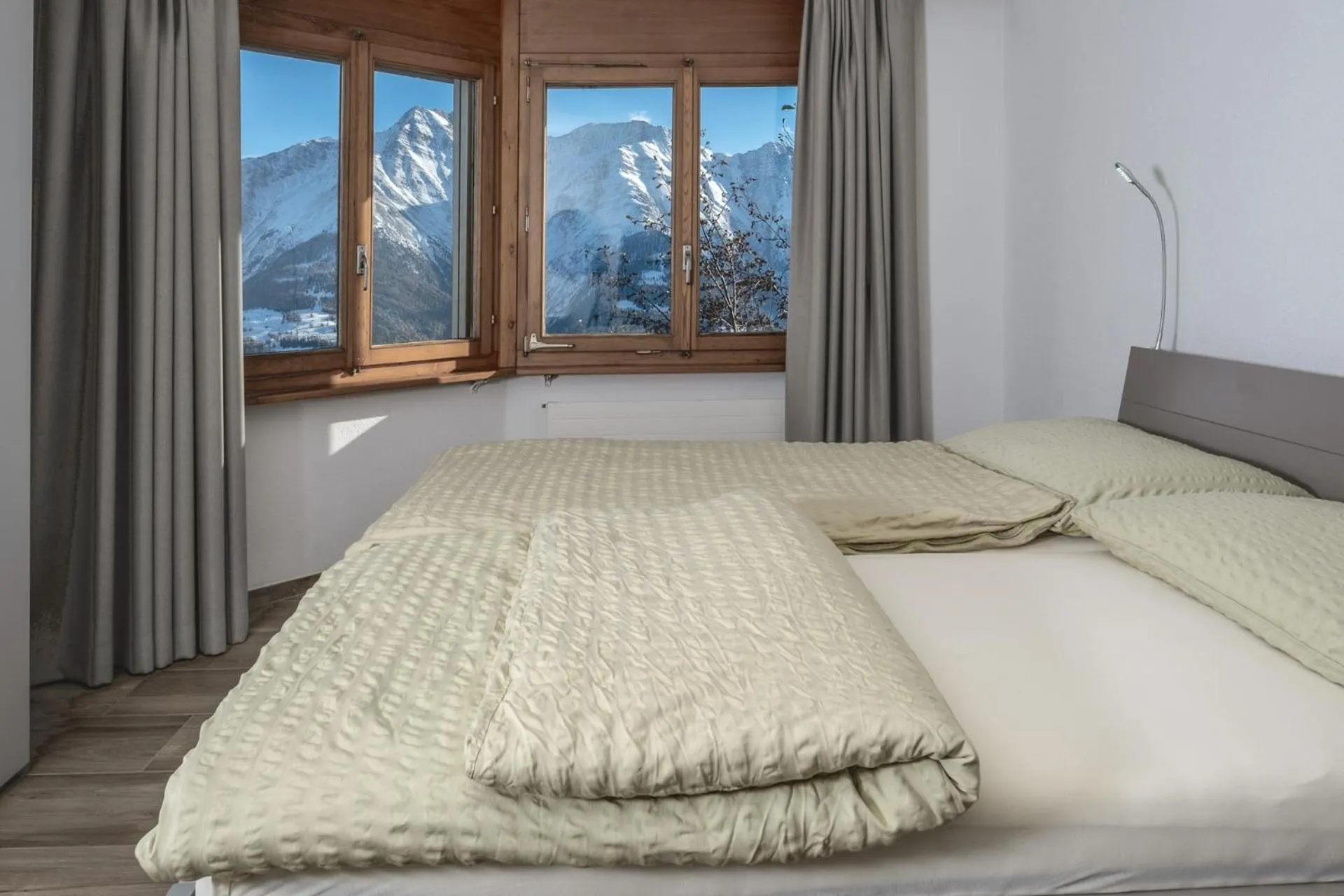 Bedroom, Bed in Ferienwohnungen Zurschmitten