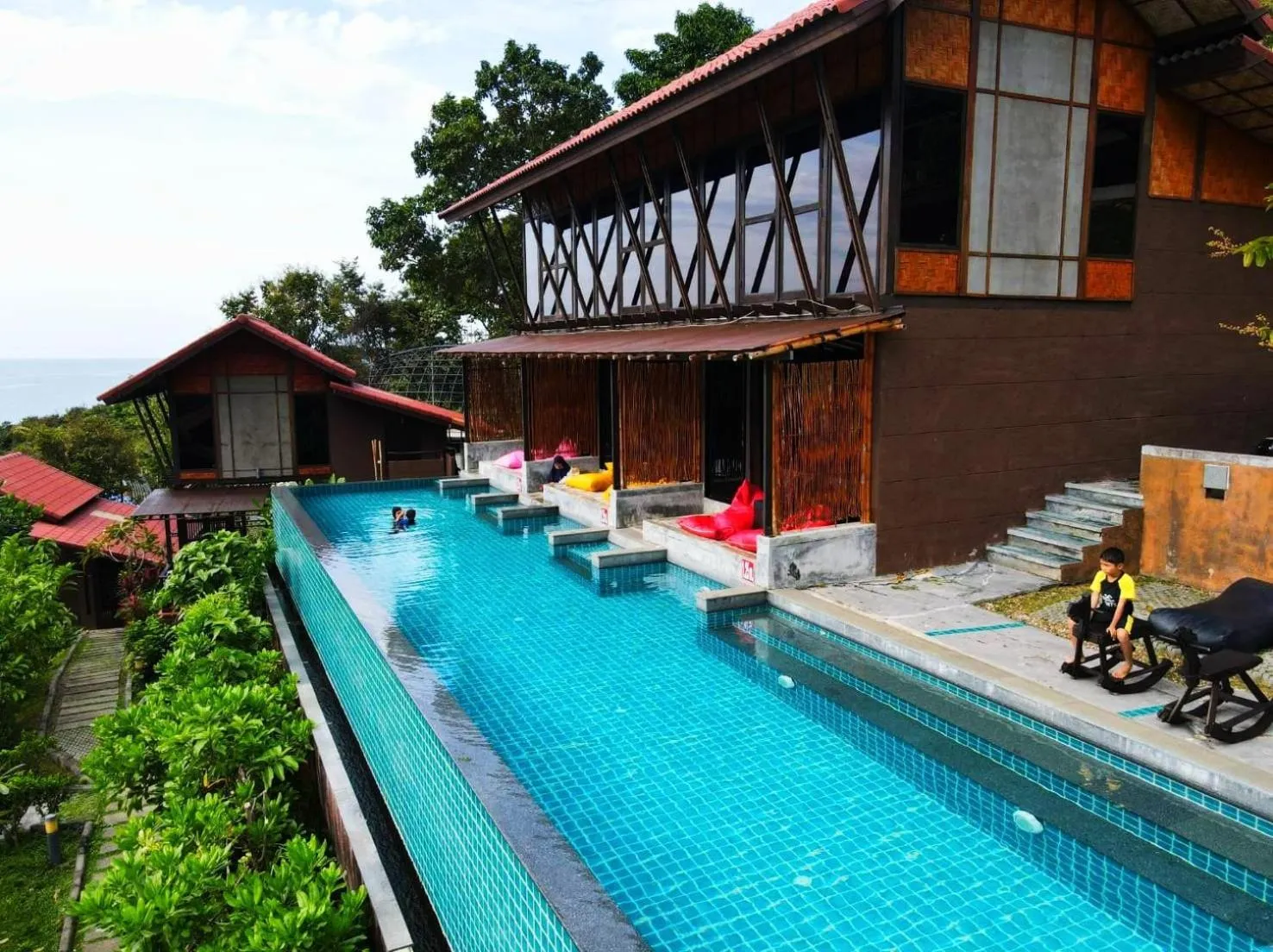 Swimming pool in Alama Sea Village Resort - SHA Extra Plus