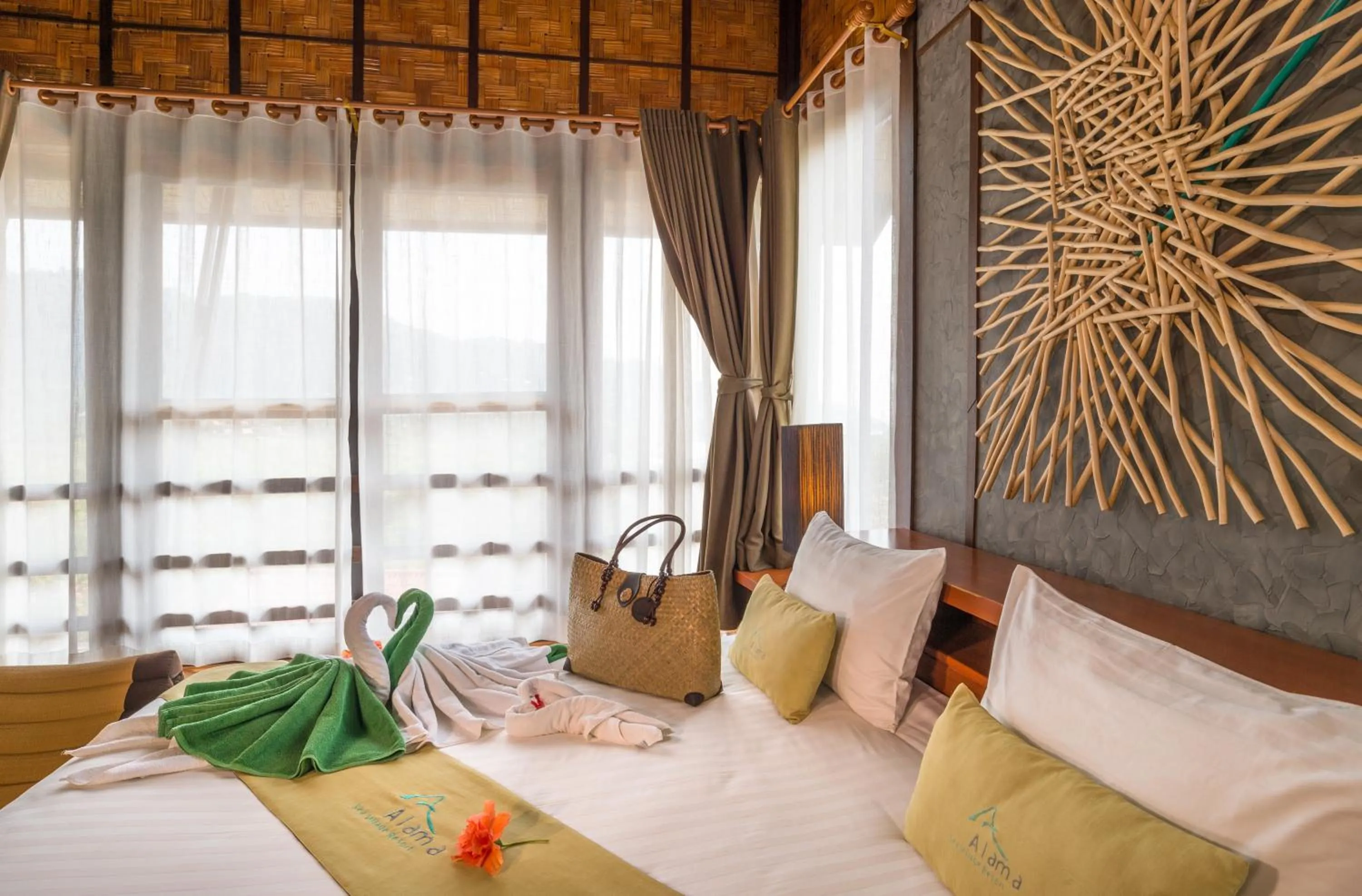 Bedroom, Bed in Alama Sea Village Resort - SHA Extra Plus