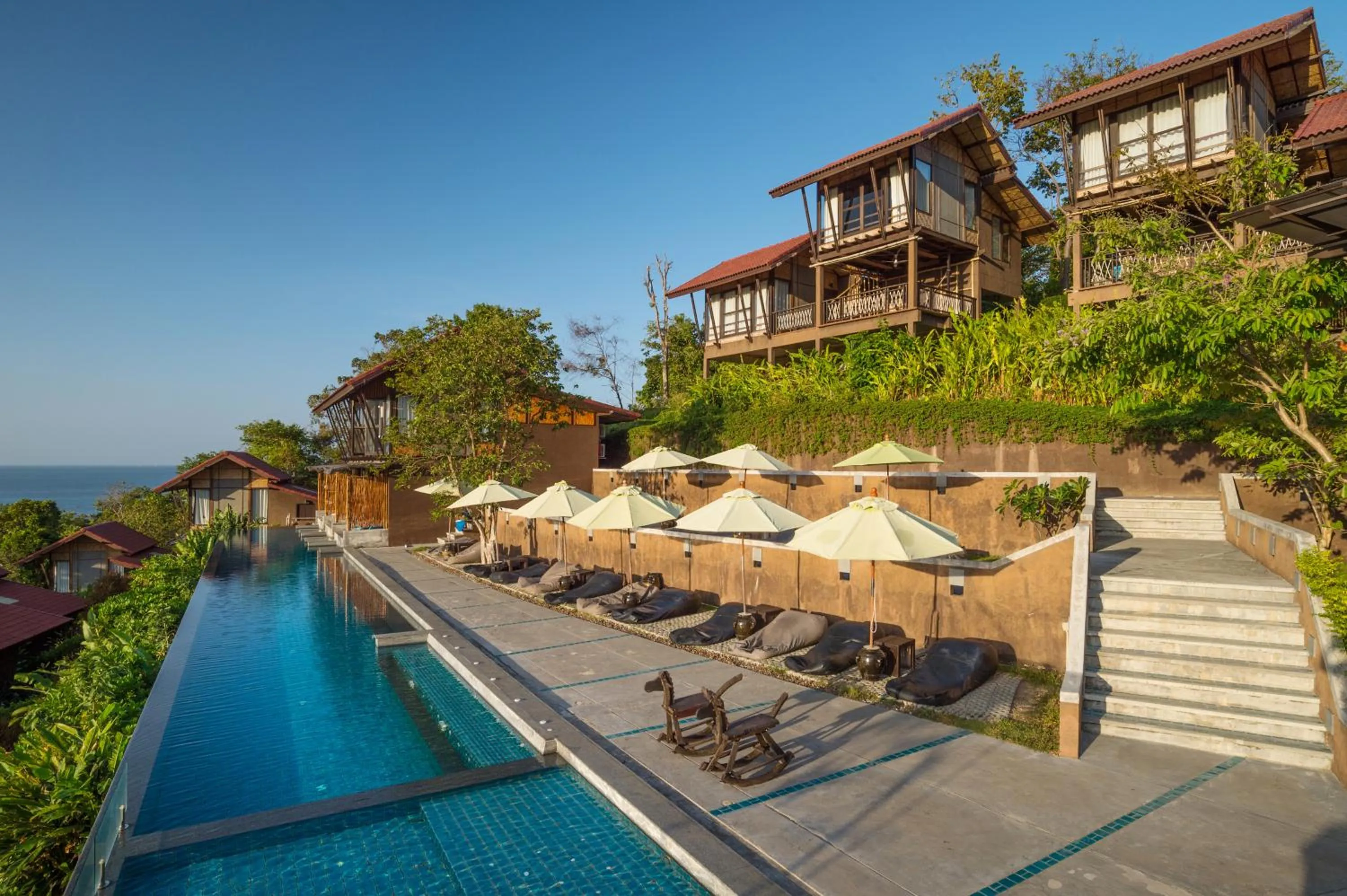 Swimming pool in Alama Sea Village Resort - SHA Extra Plus