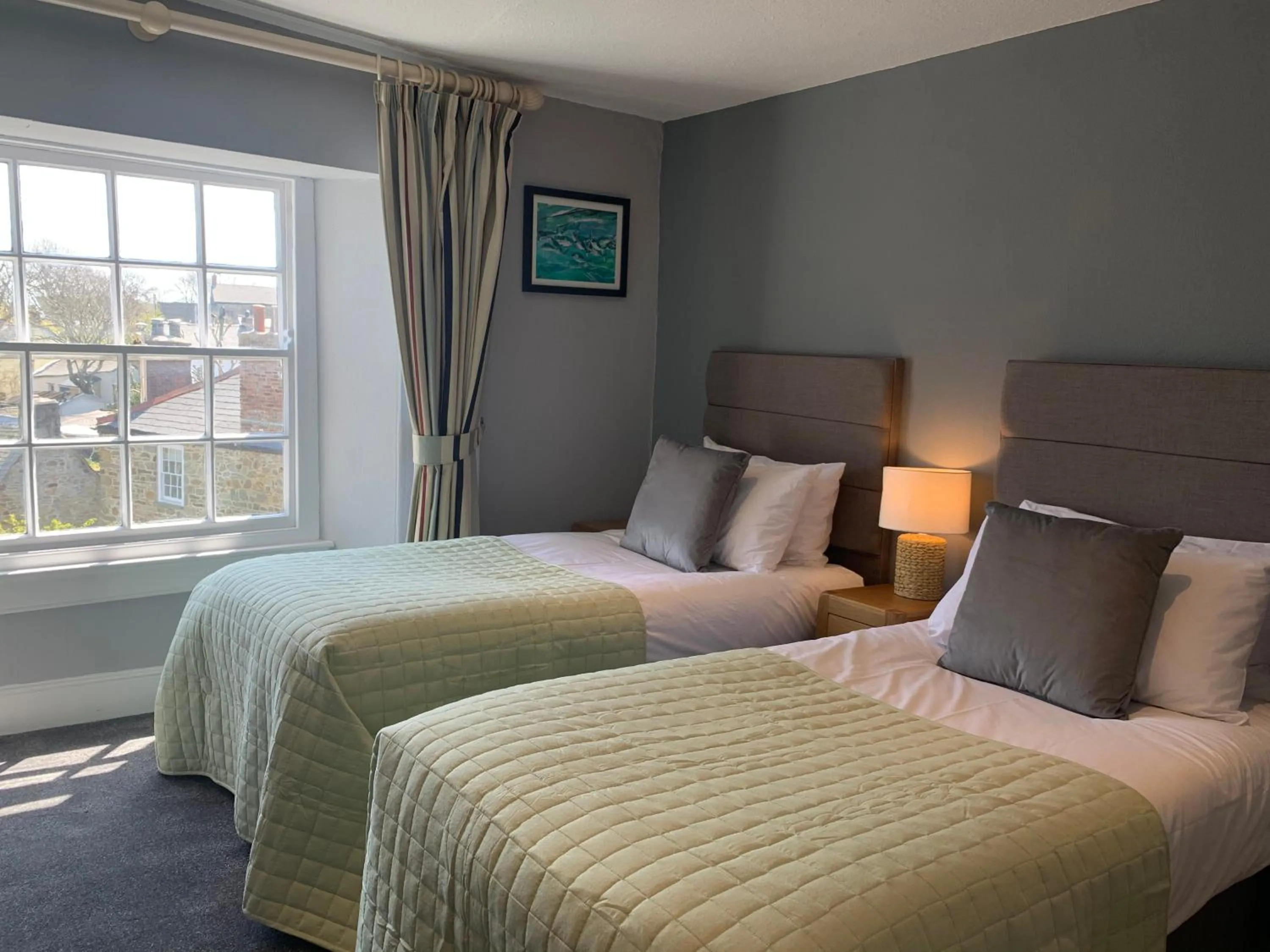 Bedroom, Bed in St Agnes Hotel