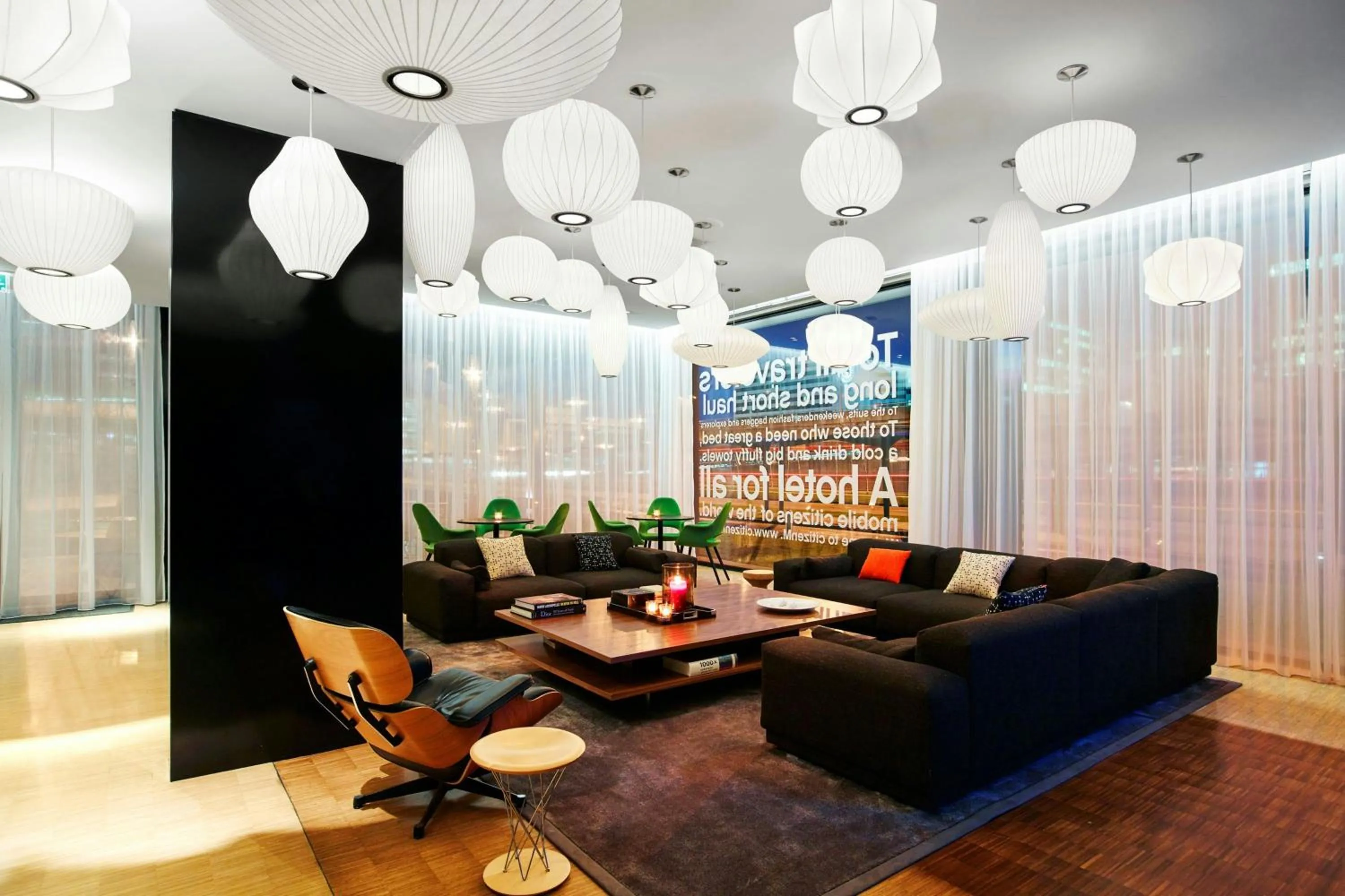 Lobby or reception in citizenM Schiphol Airport