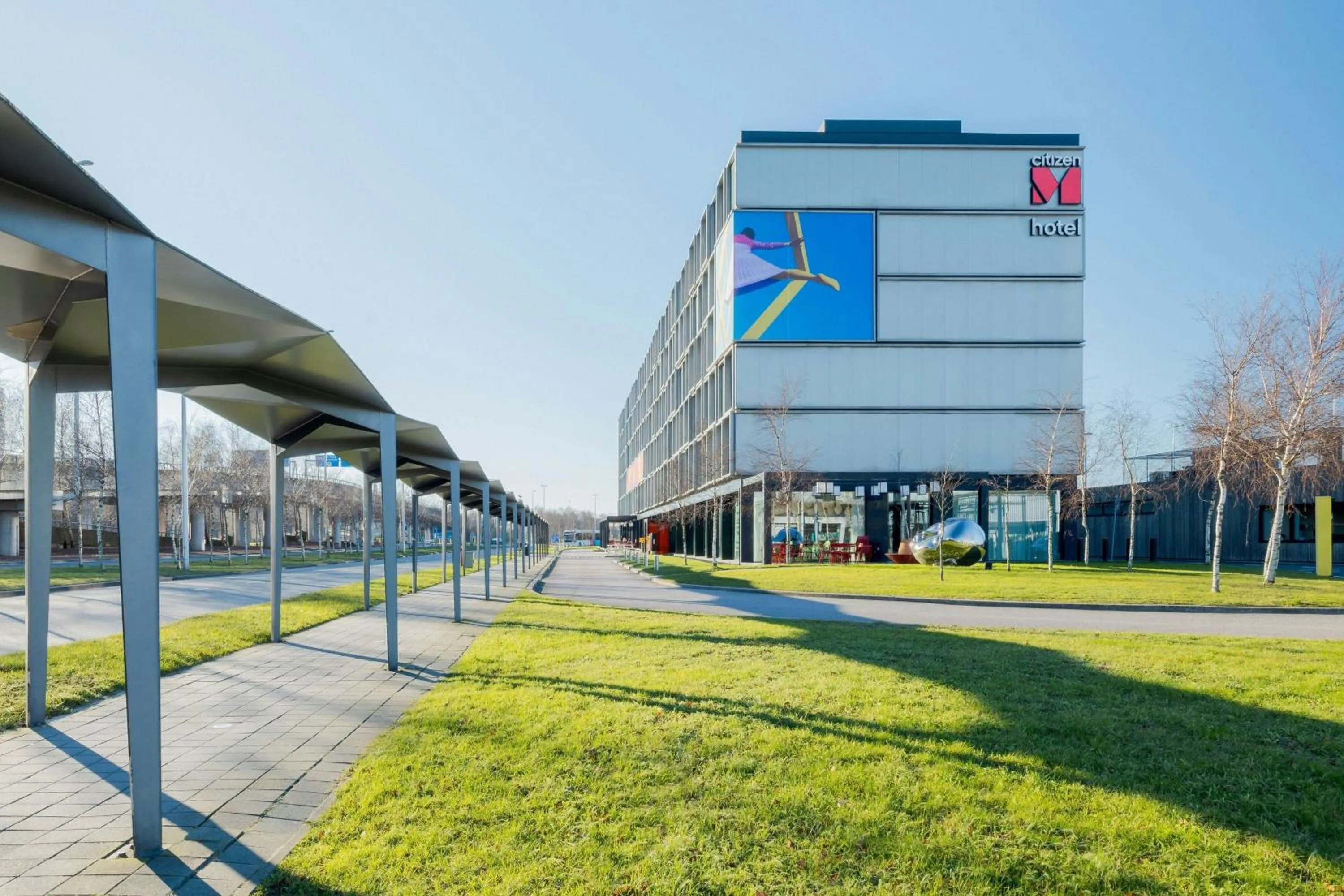 View (from property/room) in citizenM Schiphol Airport