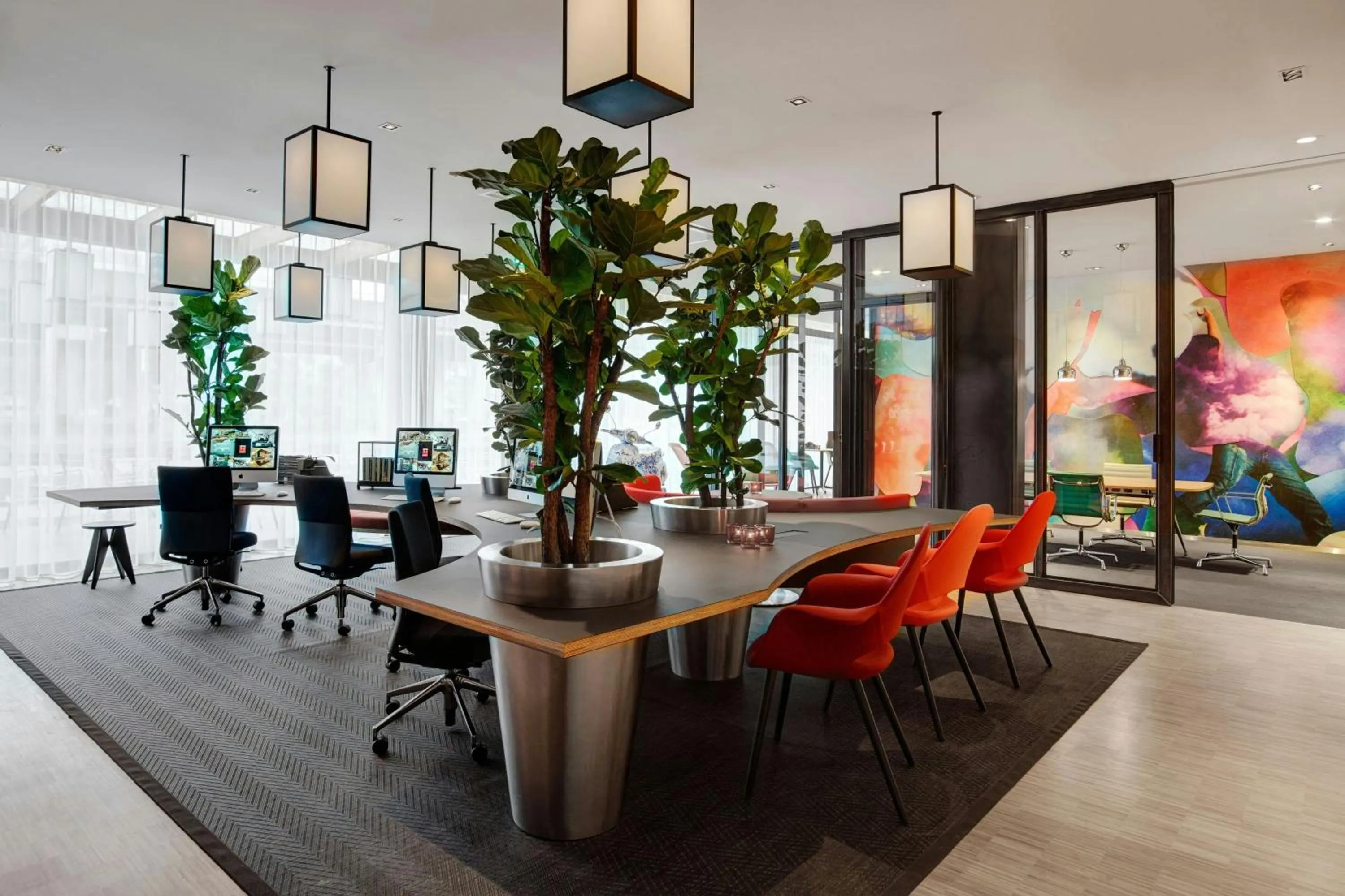 Lobby or reception in citizenM Schiphol Airport