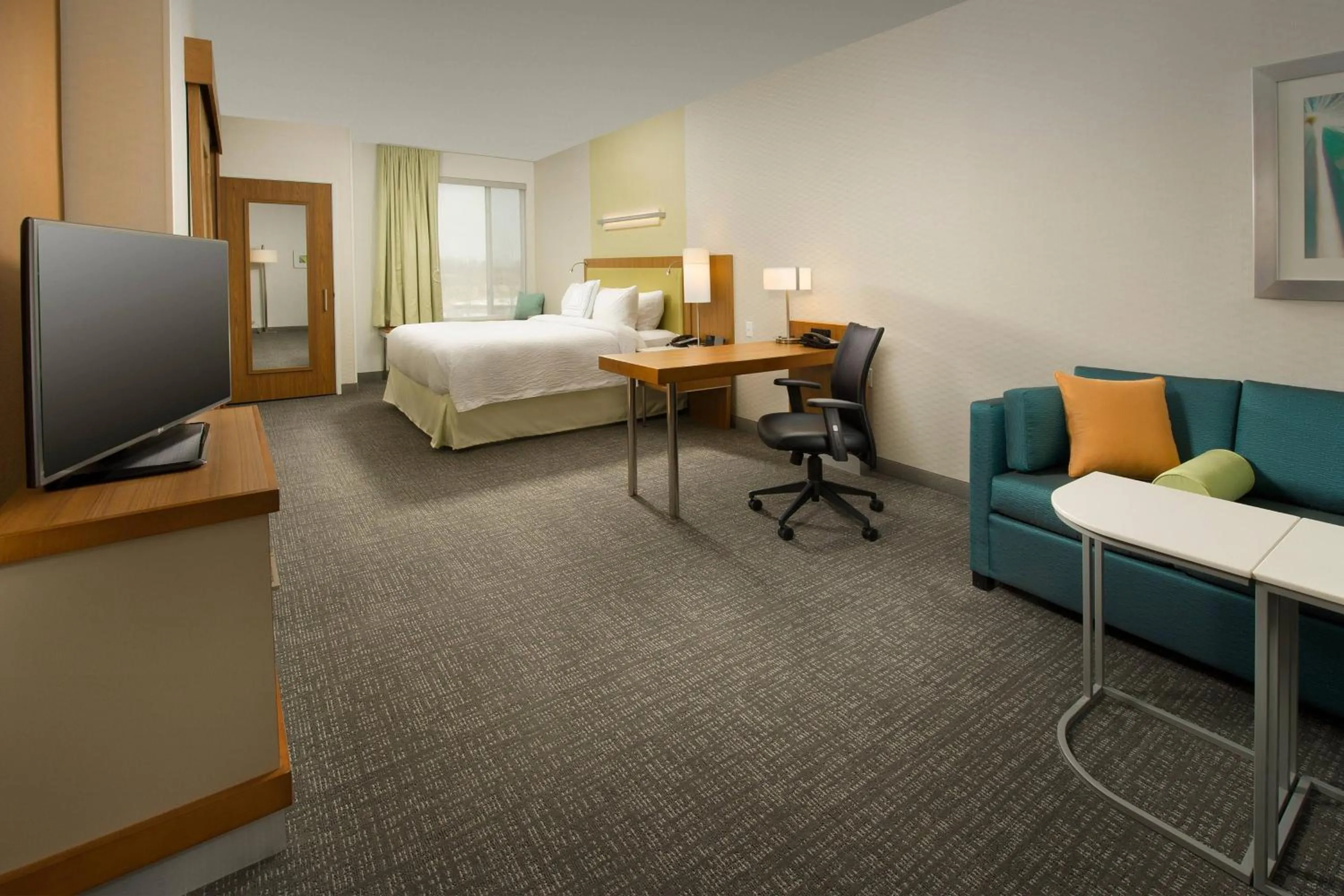Bedroom, Bed in SpringHill Suites by Marriott Bridgeport Clarksburg