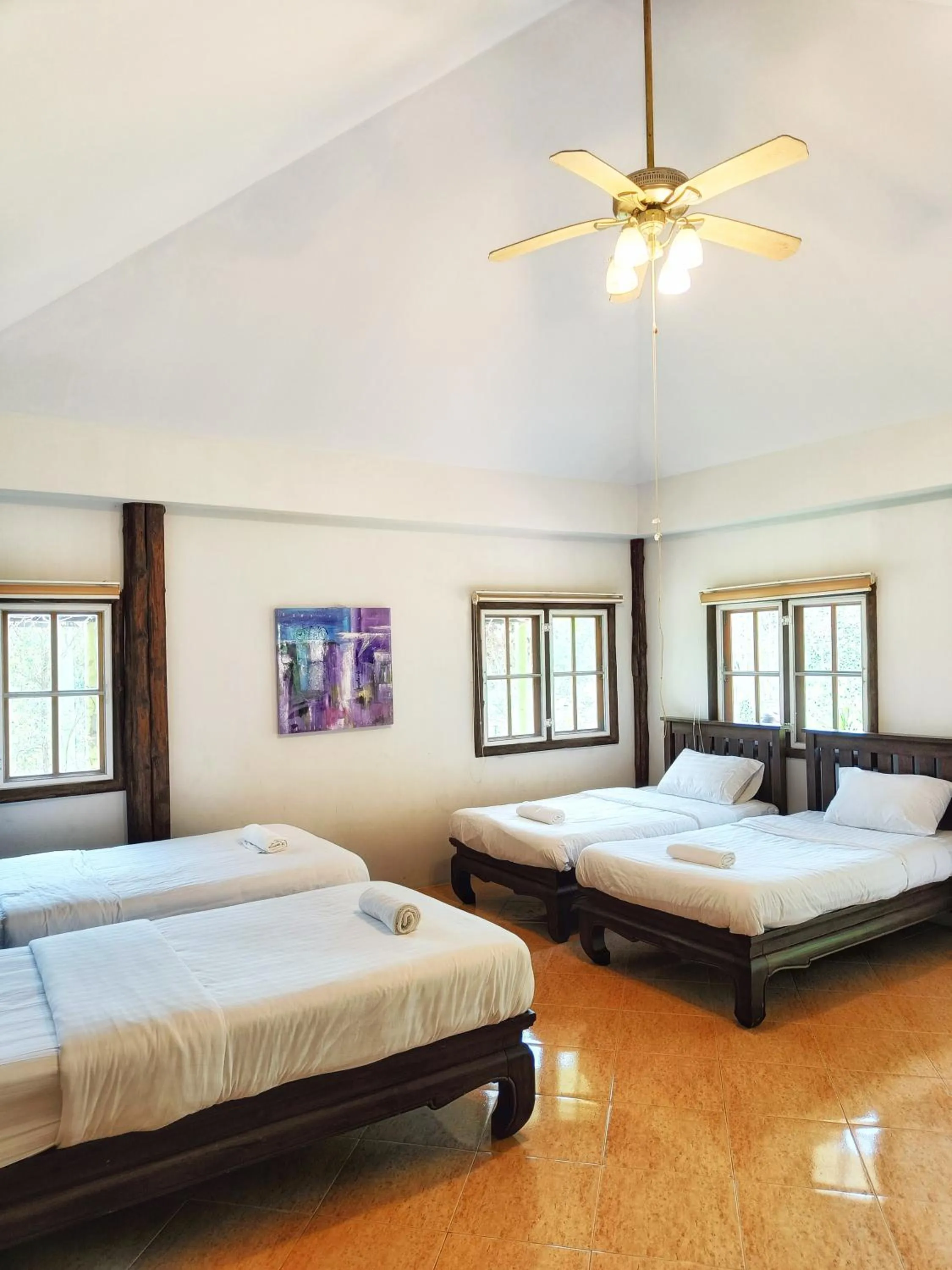 Bed in Kong Garden Resort