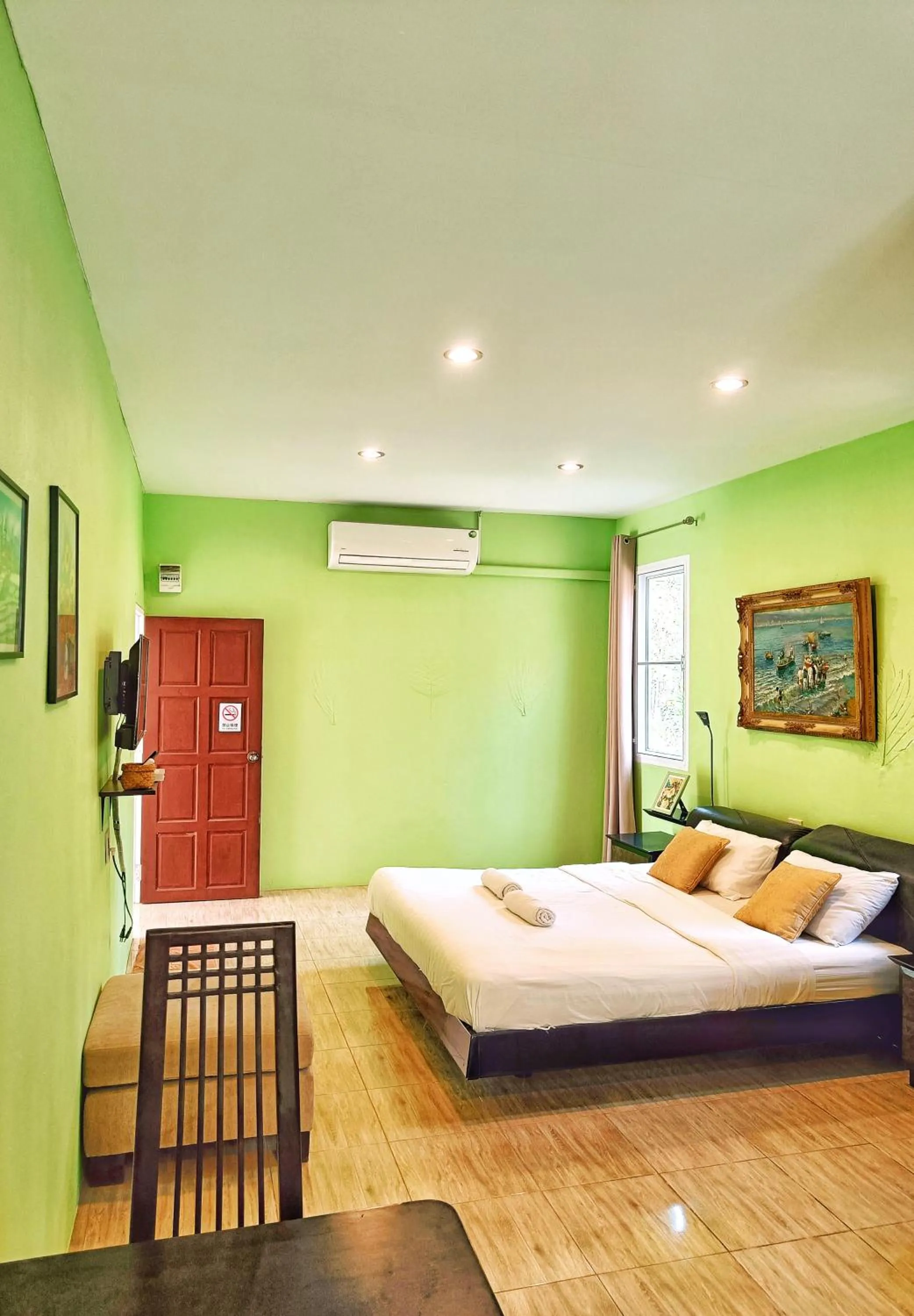 Bed in Kong Garden Resort