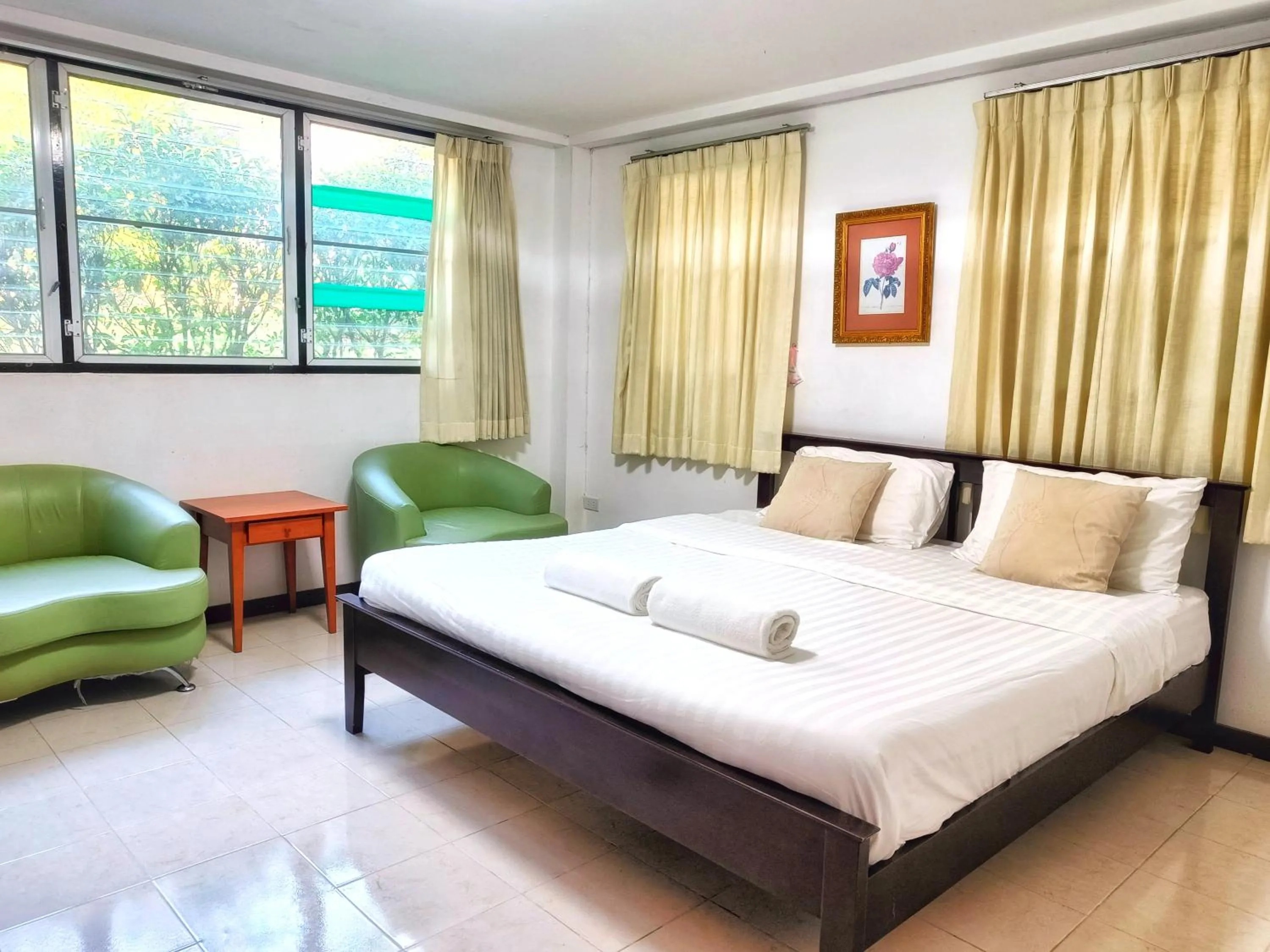 Bed in Kong Garden Resort