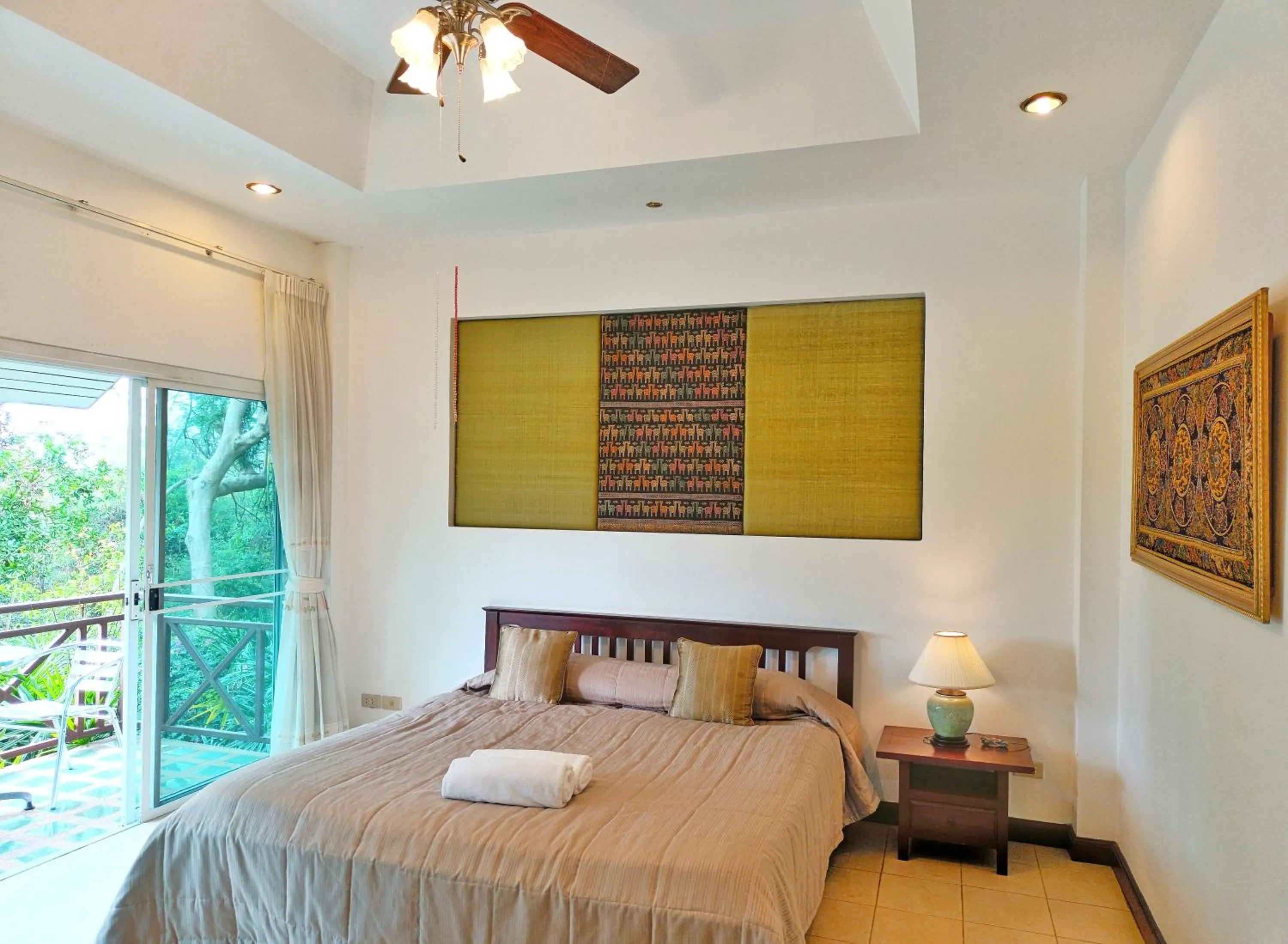 Bed in Kong Garden Resort