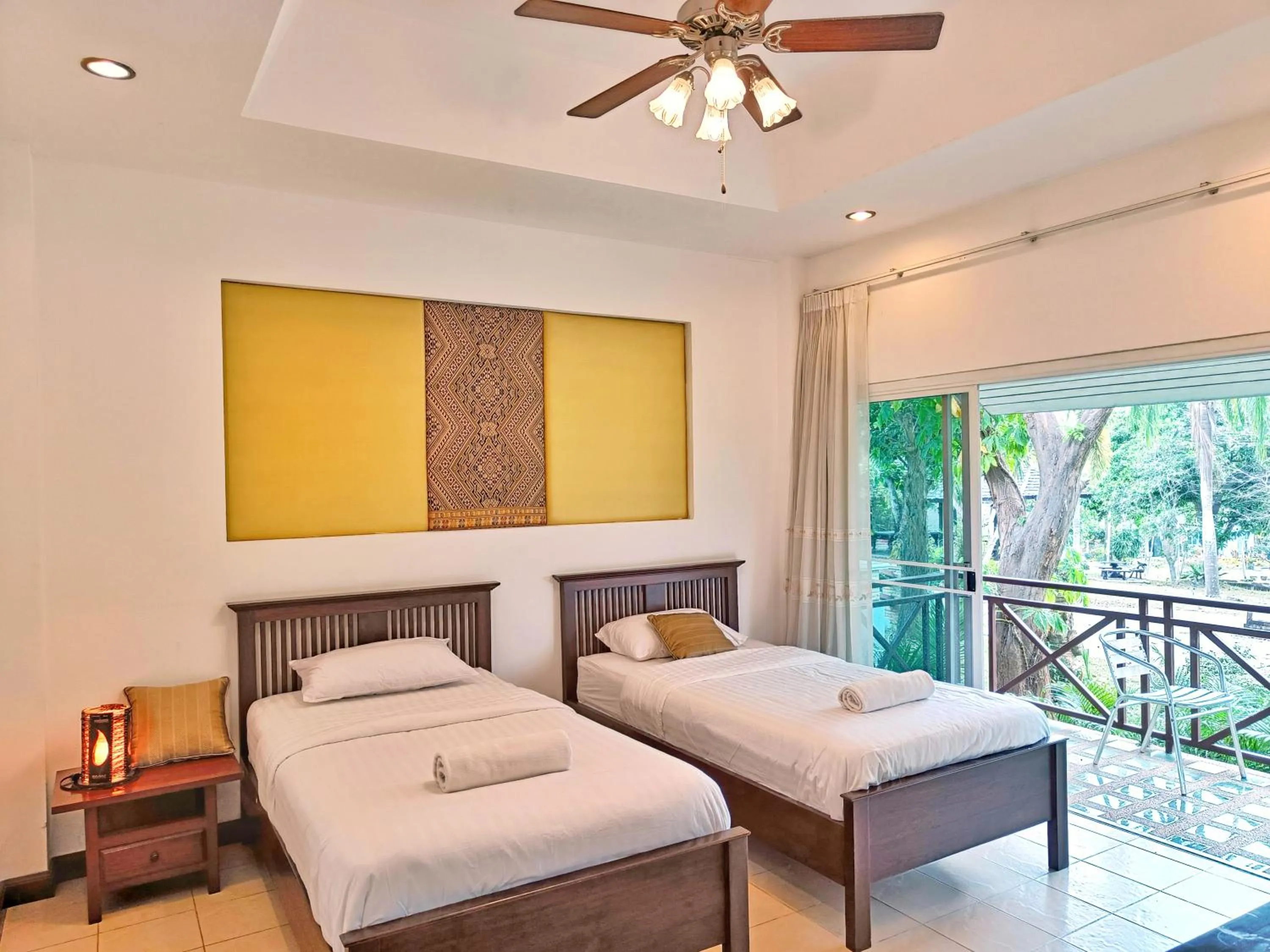 Bed in Kong Garden Resort