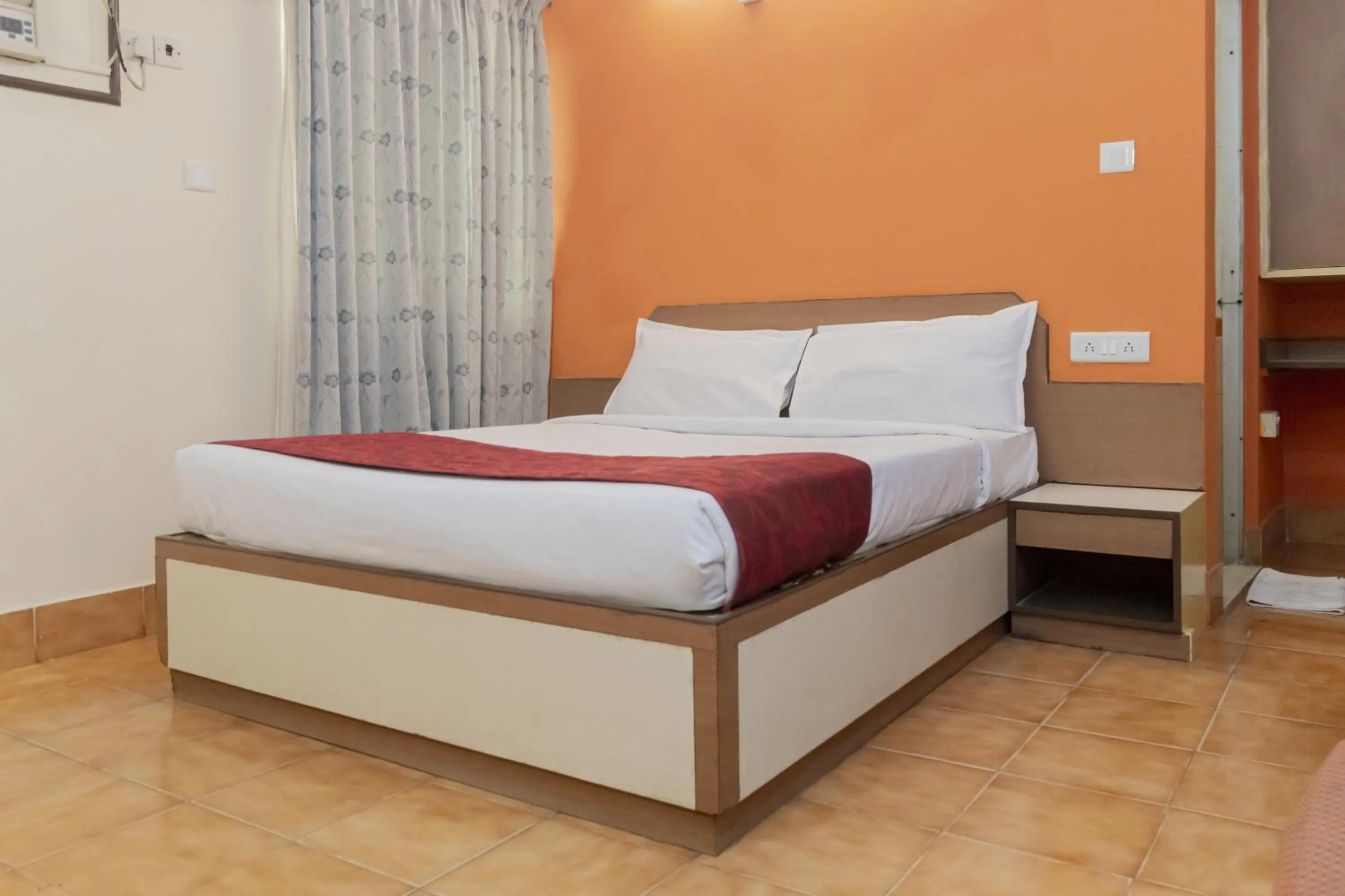 Bed in Hotel Telehaus International