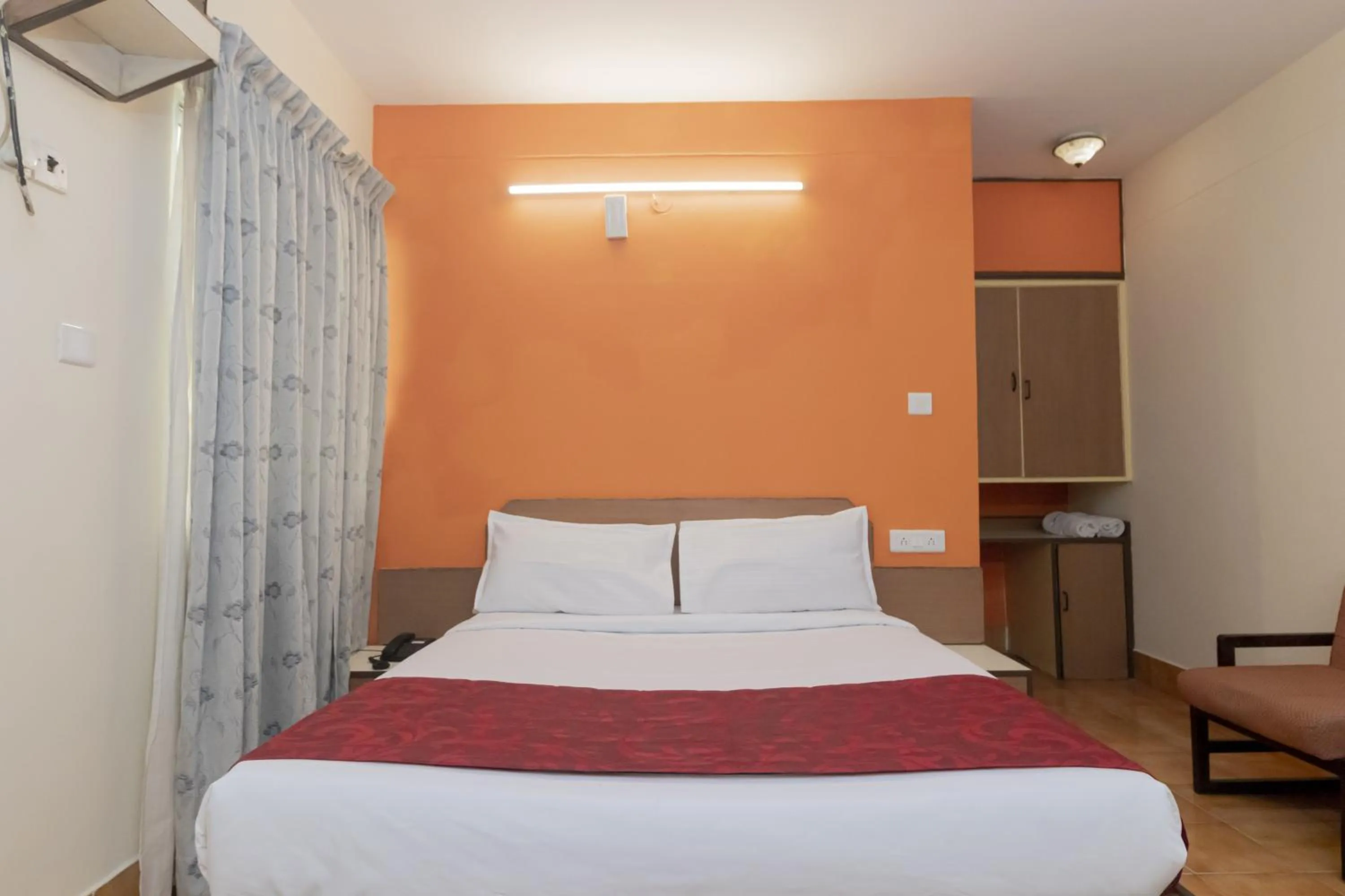 Bed in Hotel Telehaus International