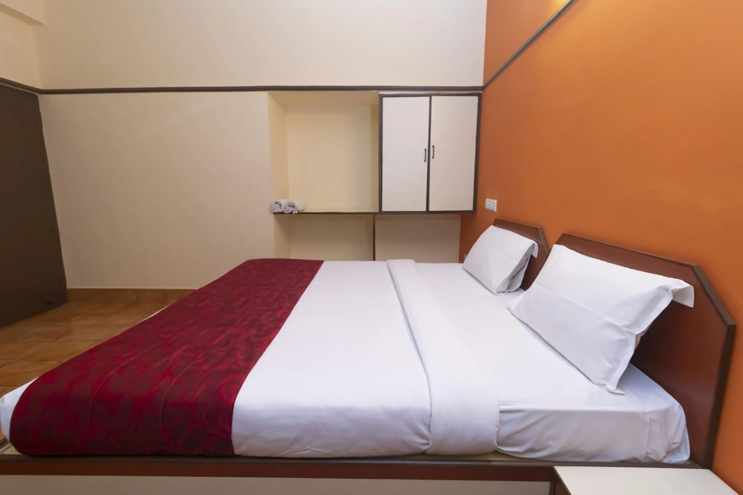 Bed in Hotel Telehaus International