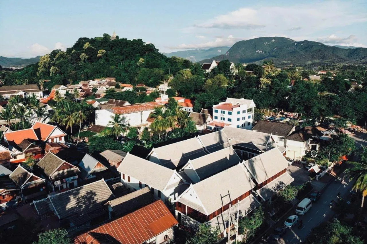 Mountain view in Houngvilai Hotel