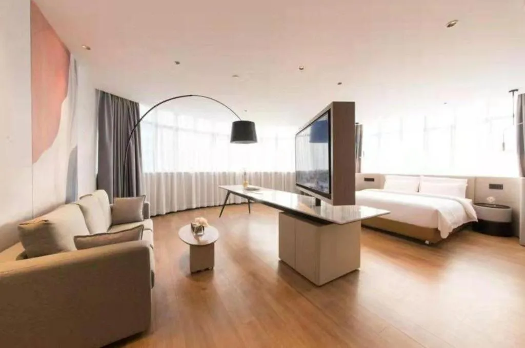 Bed in Yian Business Hotel