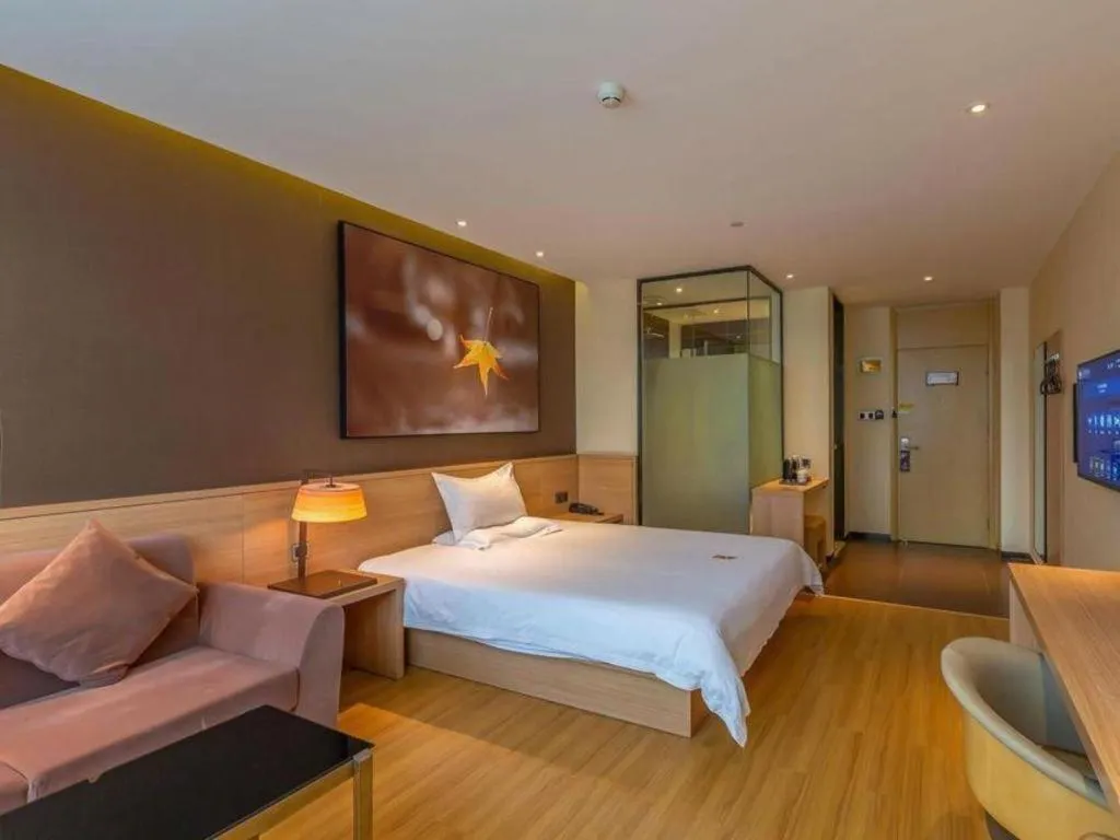Bed in IU Hotel Beijing Yizhuang Economic Development Zone 2nd Chuangke Street