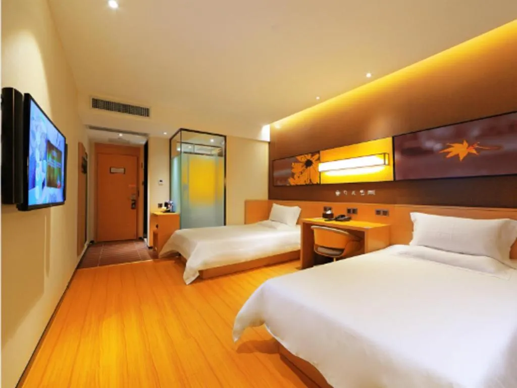 Bed in IU Hotel Beijing Yizhuang Economic Development Zone 2nd Chuangke Street
