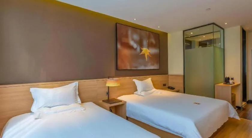 Bed in IU Hotel Beijing Yizhuang Economic Development Zone 2nd Chuangke Street