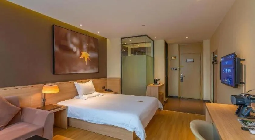 Bed in IU Hotel Beijing Yizhuang Economic Development Zone 2nd Chuangke Street