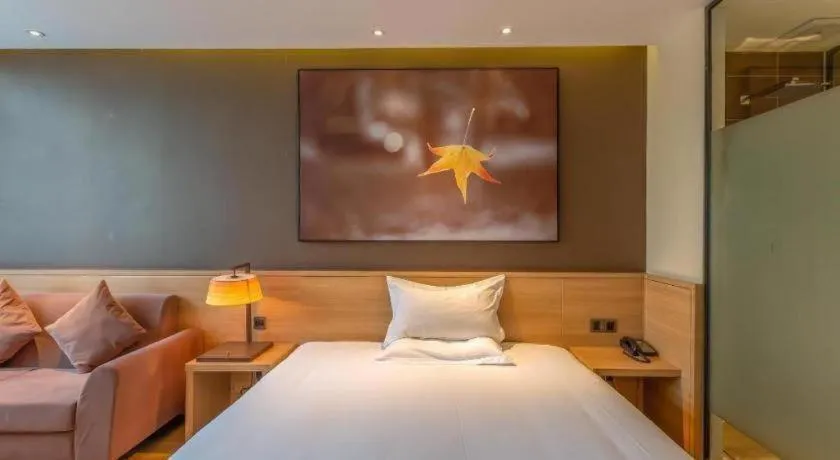 Bed in IU Hotel Beijing Yizhuang Economic Development Zone 2nd Chuangke Street
