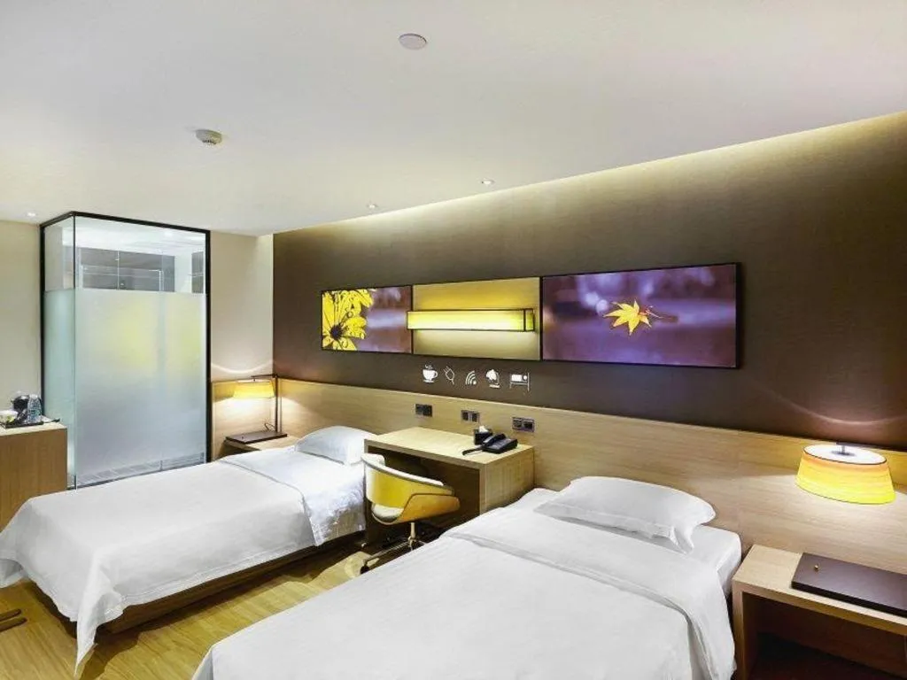 Bed in IU Hotel Beijing Yizhuang Economic Development Zone 2nd Chuangke Street