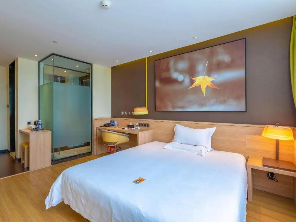 Bed in IU Hotel Beijing Yizhuang Economic Development Zone 2nd Chuangke Street