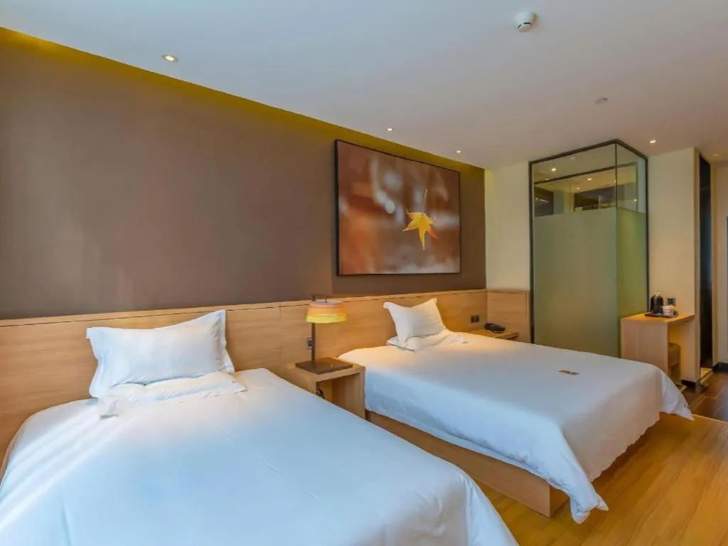 Bed in IU Hotel Beijing Yizhuang Economic Development Zone 2nd Chuangke Street