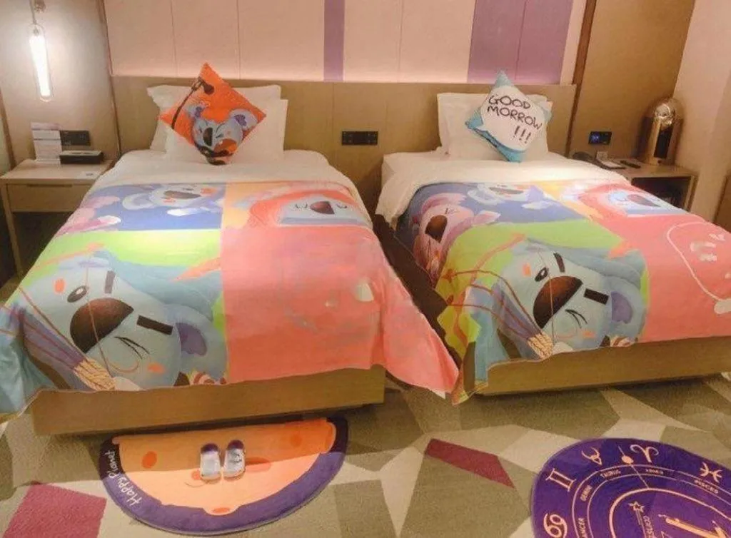 Bed in Lavande Hotel Wuhan Houhu Avenue Xingye Road