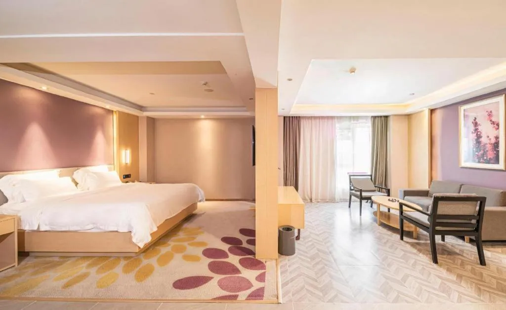 Bed in Lavande Hotel Wuhan Houhu Avenue Xingye Road