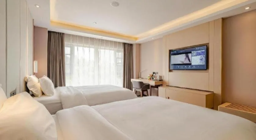 Bed in Lavande Hotel Wuhan Houhu Avenue Xingye Road