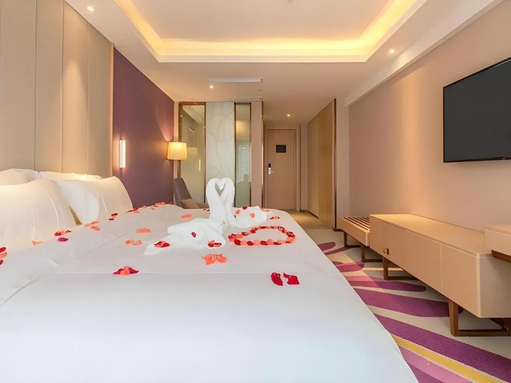 Bed in Lavande Hotel Wuhan Houhu Avenue Xingye Road