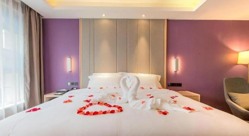 Bed in Lavande Hotel Wuhan Houhu Avenue Xingye Road