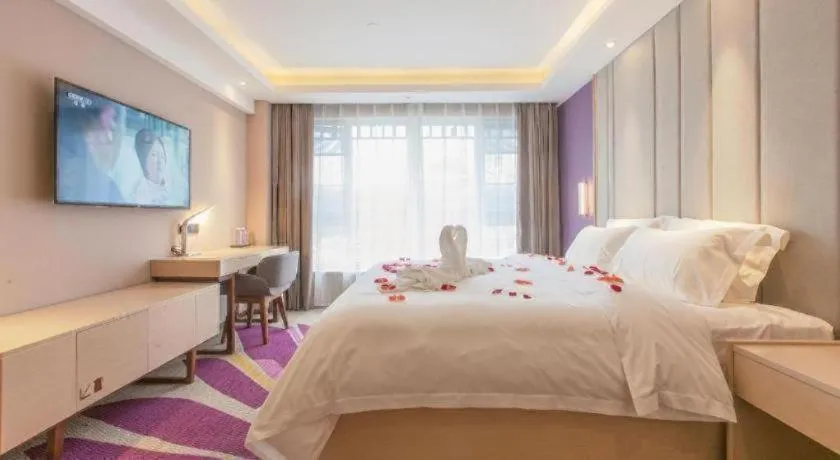 Bed in Lavande Hotel Wuhan Houhu Avenue Xingye Road