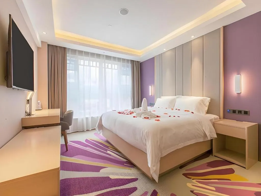 Bed in Lavande Hotel Wuhan Houhu Avenue Xingye Road