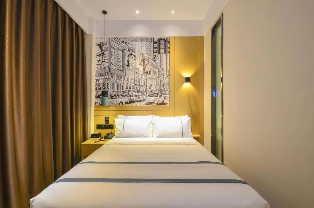 Bed in City Comfort Inn Wuhan Yuanlin Road Metro Station