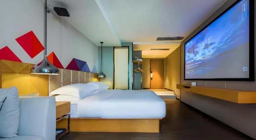 Bed in Borrman Hotel Guangzhou Quzhuang Metro Station