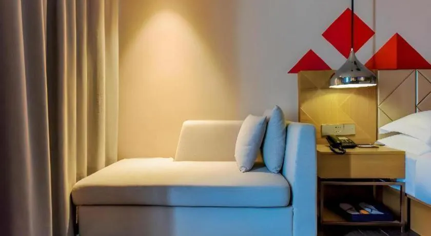 Bed in Borrman Hotel Guangzhou Quzhuang Metro Station