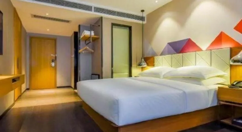 Bed in Borrman Hotel Guangzhou Quzhuang Metro Station
