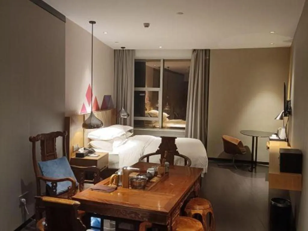 Bed in Borrman Hotel Guangzhou Quzhuang Metro Station