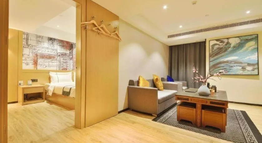 Bed in City Comfort Inn Wuhan Hankou Bei Light Rail Station