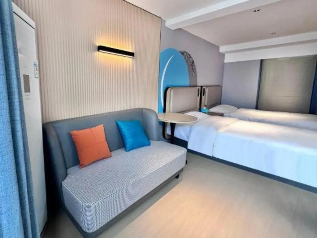 Bed in City Comfort Inn Wuhan Han'Nan Pedestrian Street