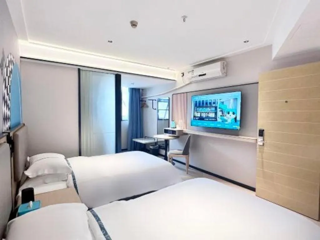 Bed in City Comfort Inn Wuhan Han'Nan Pedestrian Street