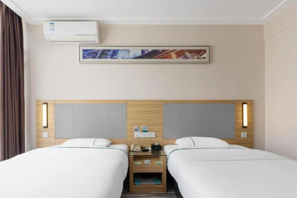 Bed in City Comfort Inn Wuhan Han'Nan Pedestrian Street