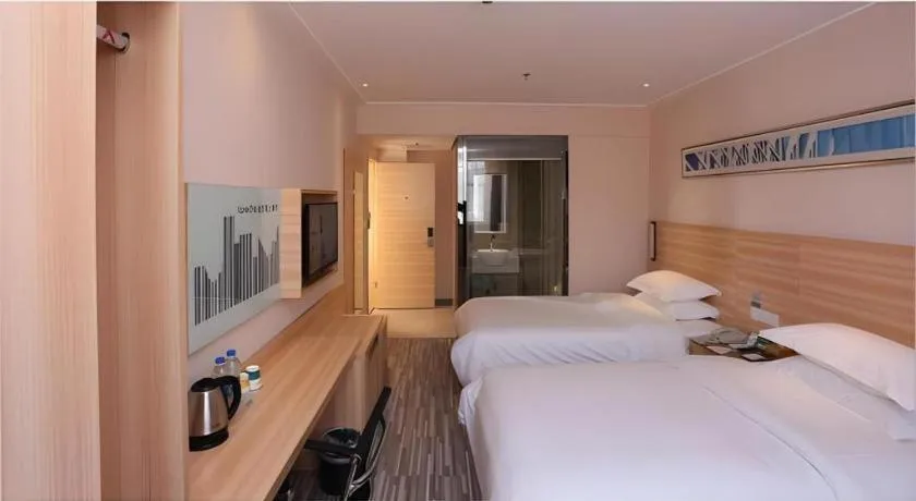 Bed in City Comfort Inn Wuhan Han'Nan Pedestrian Street